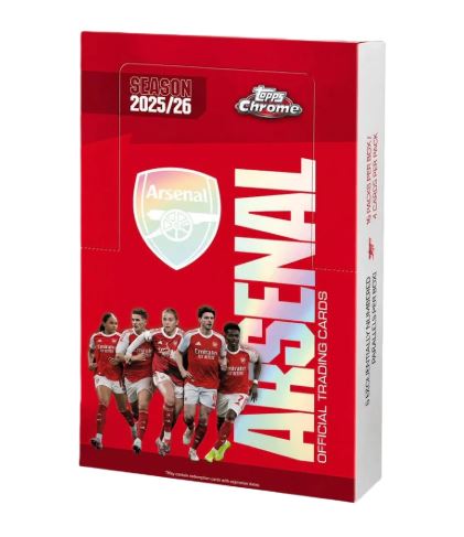 Topps Chrome Arsenal Hobby Box 2025-26