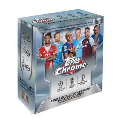 Topps Chrome UEFA Club Competition Mega Box 25/26