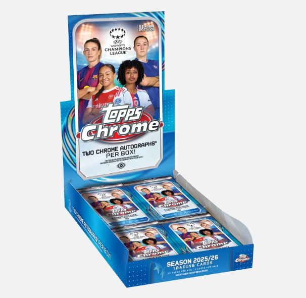 Topps Chrome® UEFA Women's Champions League 2025/26 - Hobby Box