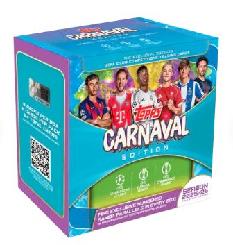 Topps UEFA Club Competitions 2025-26 Carnaval Edition Hobby Box