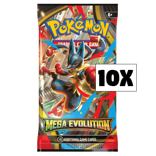 Pokemon Mega Evolution 10-Pack Bundle