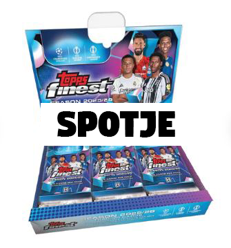 (SPOTJE) 2x Topps Finest UEFA Club Competitions 2025/26 Hobby Box