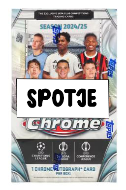 (SPOTJE ZONDAG ) Topps Chrome 2024 2025