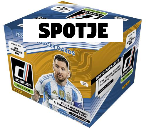 (SPOTJE 8) Panini Donruss Road To FIFA World Cup Hobby Box 25/26