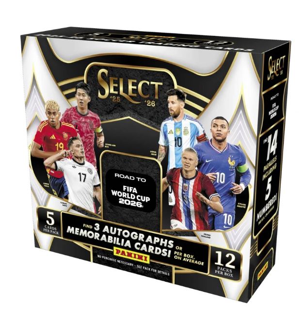 Panini Select Road to FIFA World Cup Soccer Hobby Box 2025-26